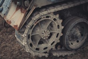 Military Tank up close